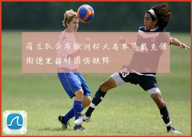 荷兰队公布欧洲杯大名单范戴克领衔德里赫特因伤缺阵